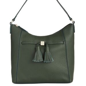 Giani Bernini Pebble Myrtle Green Tassel Hobo *BOGO HALF OFF With SHOES**